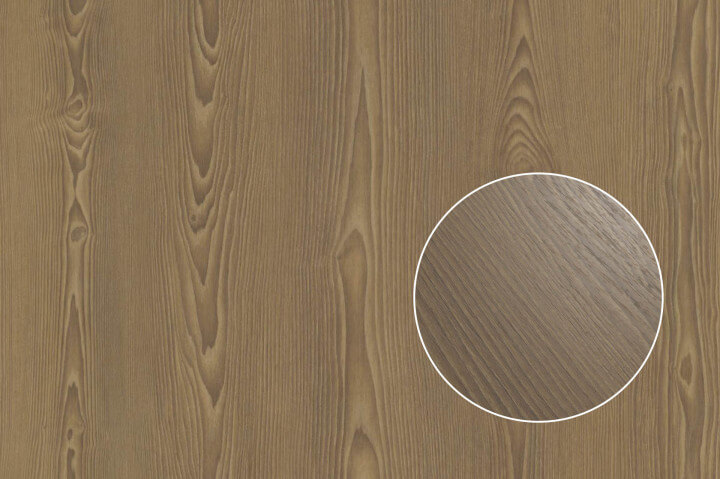 Wood finish called 'Sunlit Brown' for your custom wardrobe from Maatkasten Online