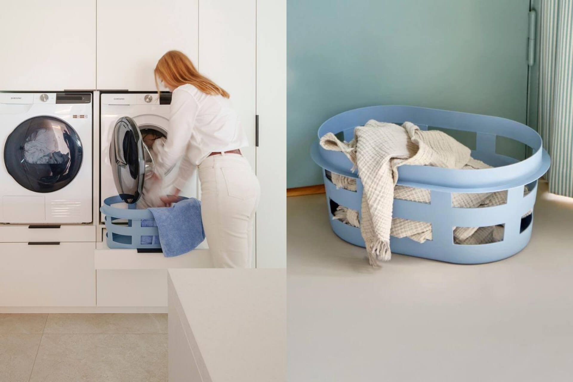 Hay laundry basket voor je waskast op maat 