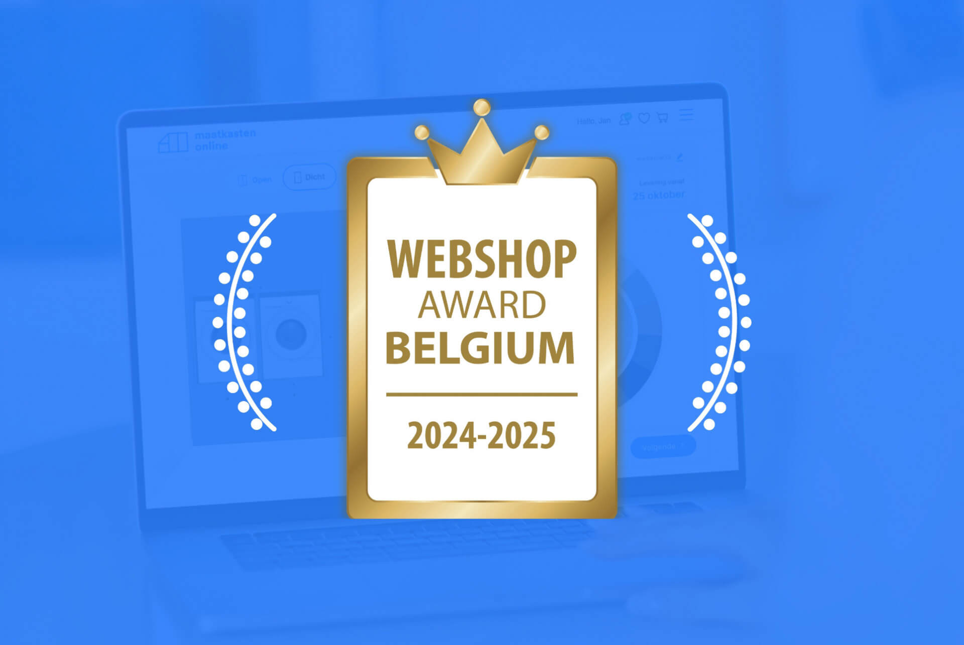 Maatkasten Online remporte le Webshop Award Belgium !